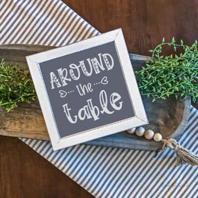 Around the table mockup