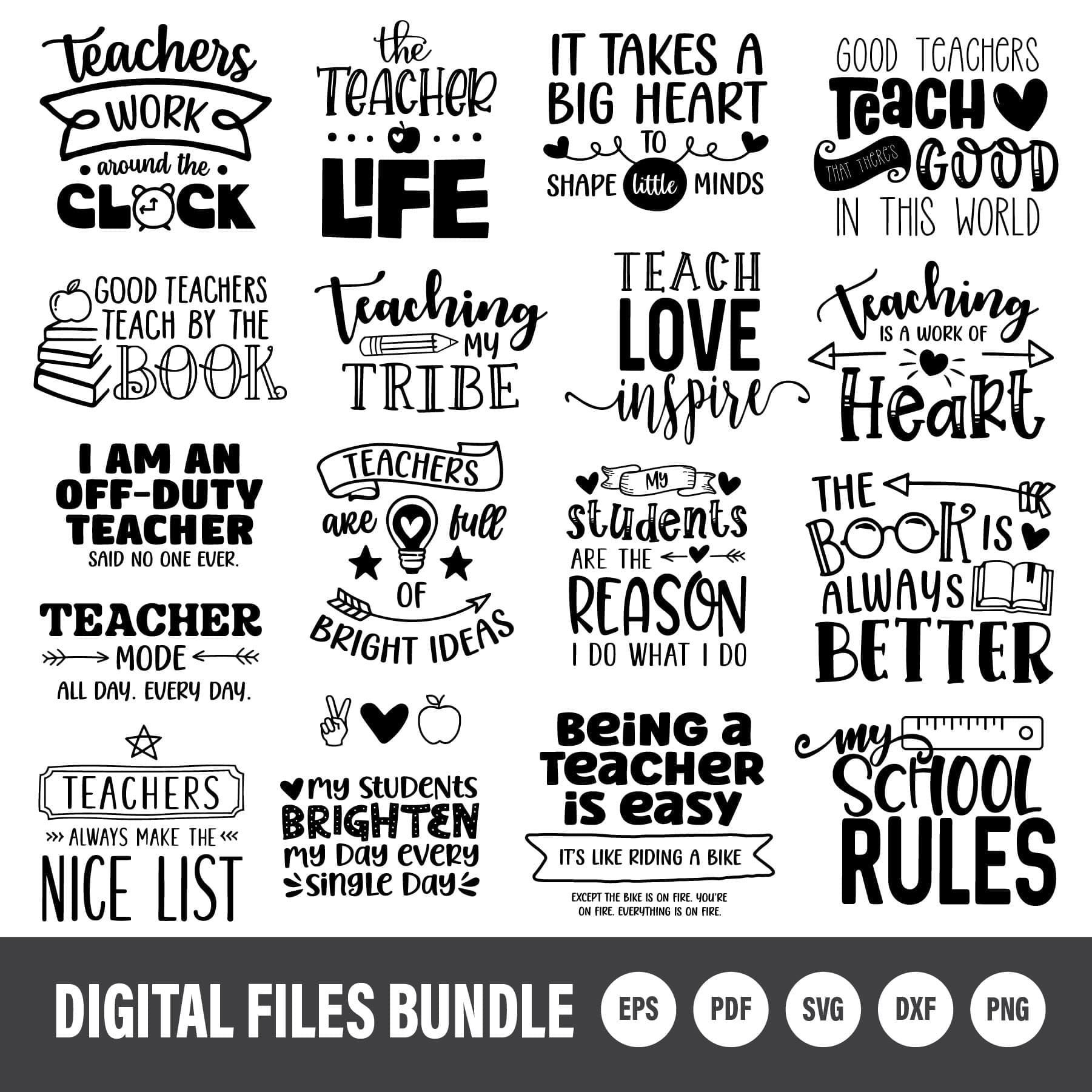 waw_Teacher Set_Vol 2_Preview Teachers Word Art SET